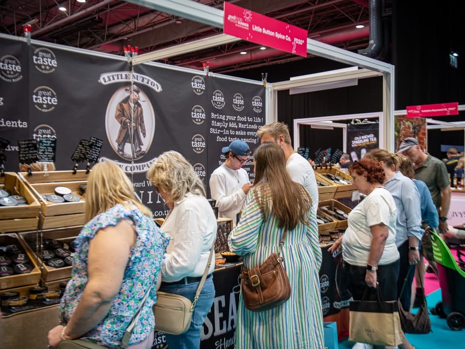Little Sutton Spice Company stand at a trade show